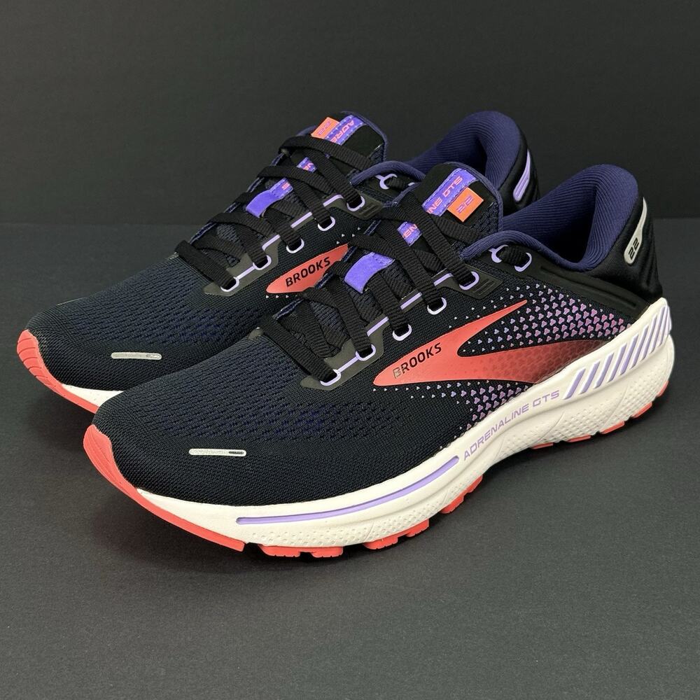 Brooks Adrenaline GTS 22 Women’s 10.5 Narrow 2A Blue Running Shoes No Insoles